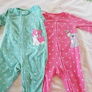 2-pack cotton sleep & play